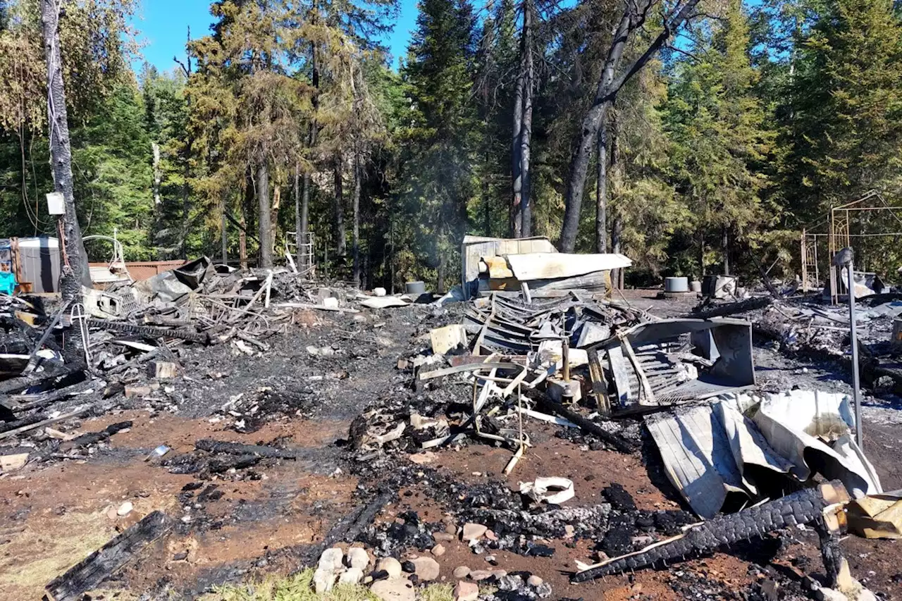 Fire destroys 4 trailers in Pass Lake