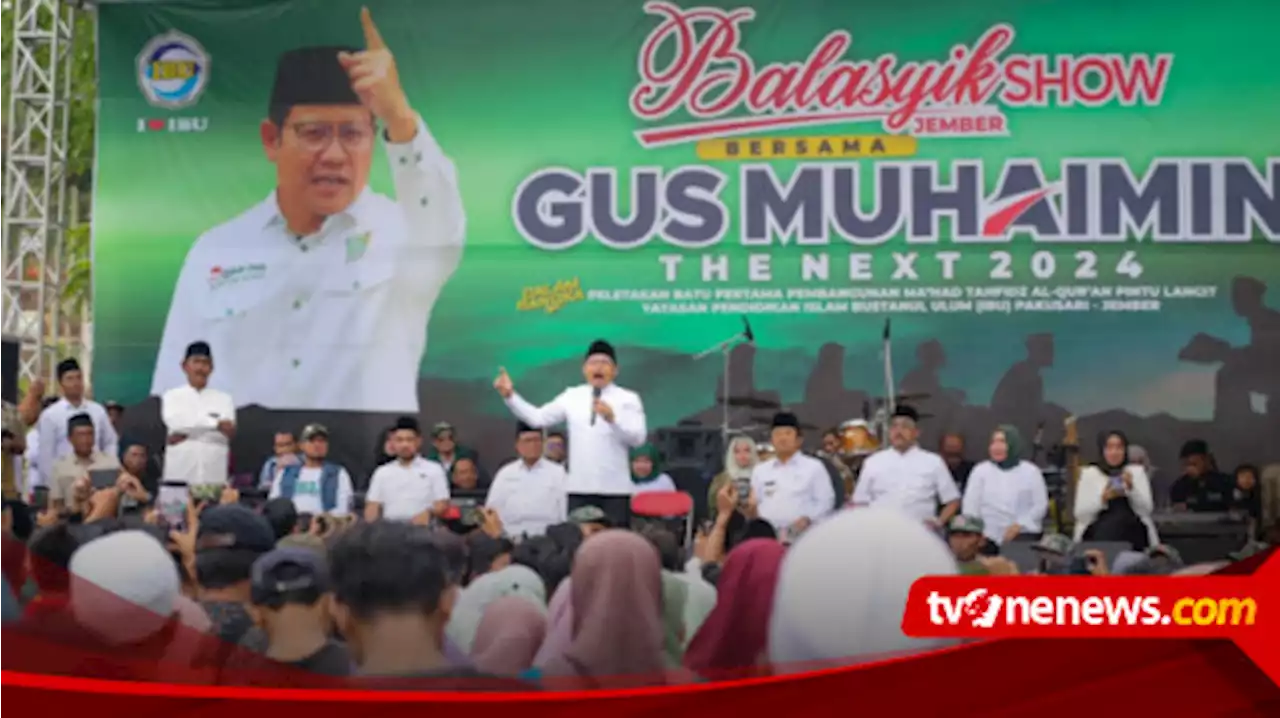 Dihadapan Para Santri dan Kyai Muhaimin Iskandar Sebut Sesekali Kader NU Jadi Presiden, Masa Jadi Wapres Terus!