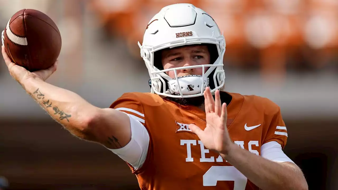 Texas quarterback Quinn Ewers exits game against Alabama in first quarter with injury