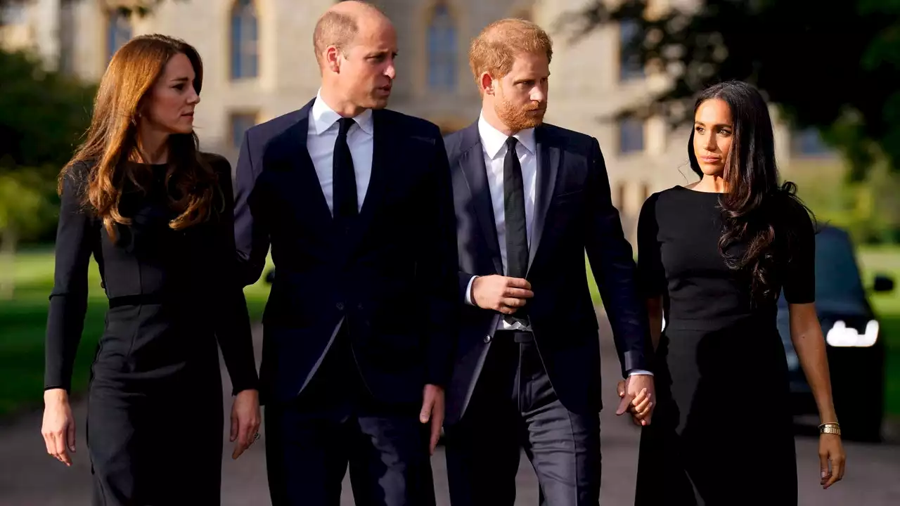 Guillermo, Kate, Meghan y Harry: juntos de nuevo en honor a la reina Isabel II