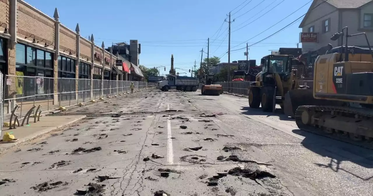 Broad Ripple Avenue between Guilford and Winthrop closed for construction