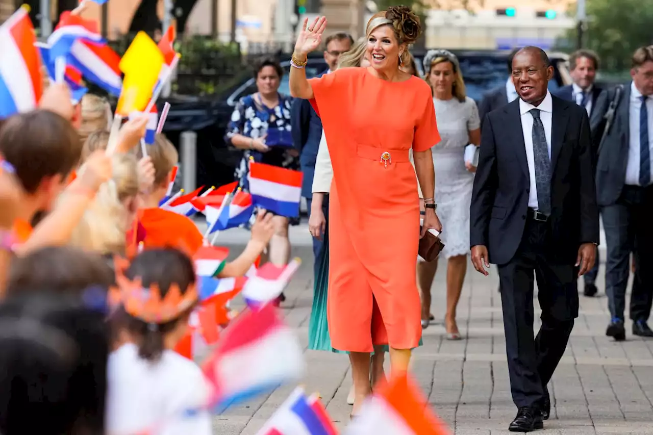 Dutch queen learns about flood control during Houston visit