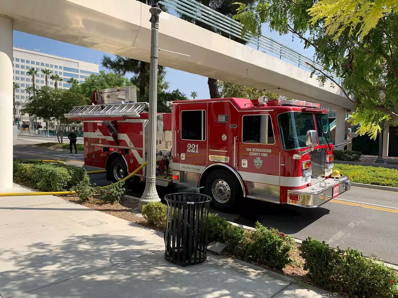 Firefighters extinguish 3rd-alarm fire at vacant Carousel Mall in San Bernardino