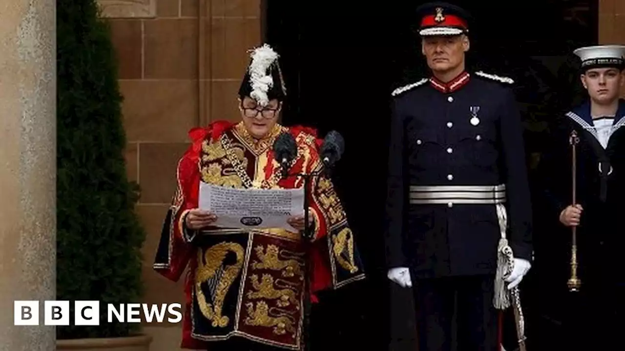 King Charles III: Accession Proclamation read at Hillsborough