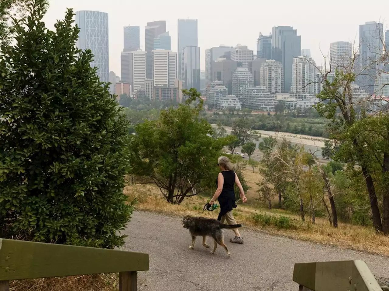 Air quality statement issued for Calgary, much of Alberta due to B.C. wildfire smoke