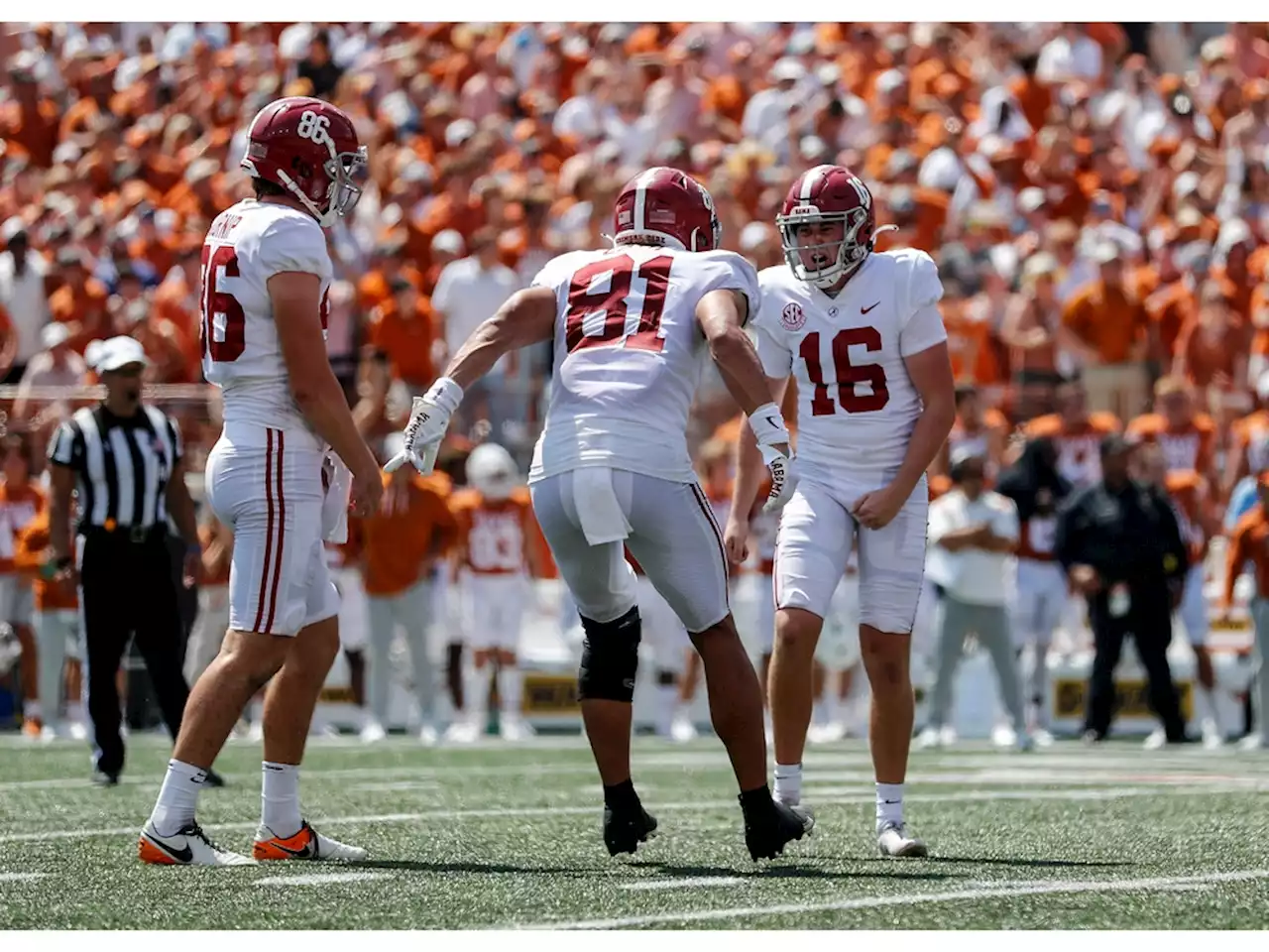 COLLEGE FOOTBALL FRENZY: Alabama escapes Austin on late drive to beat Texas