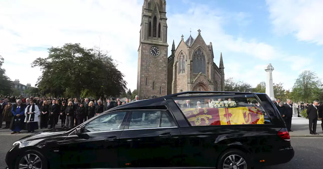 Queen Elizabeth II's coffin makes journey from Scotland to London