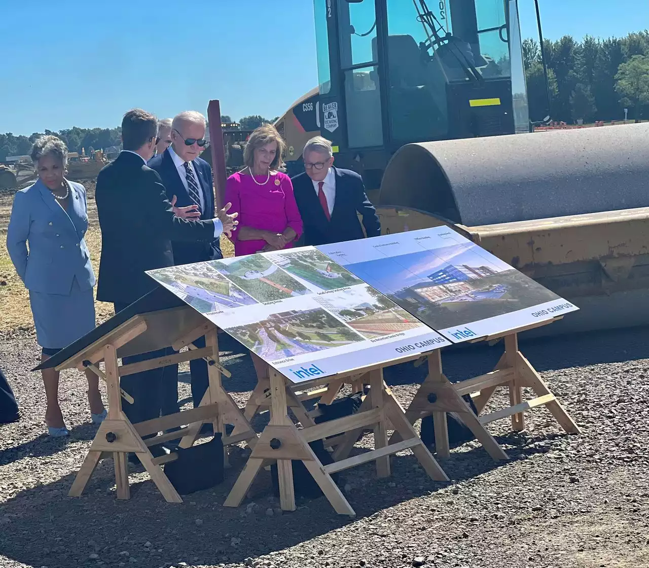 ‘Our children and grandchildren will never have to look beyond Ohio’: Ohio, Intel dignitaries celebrate construction of $20 billion semiconductor factory