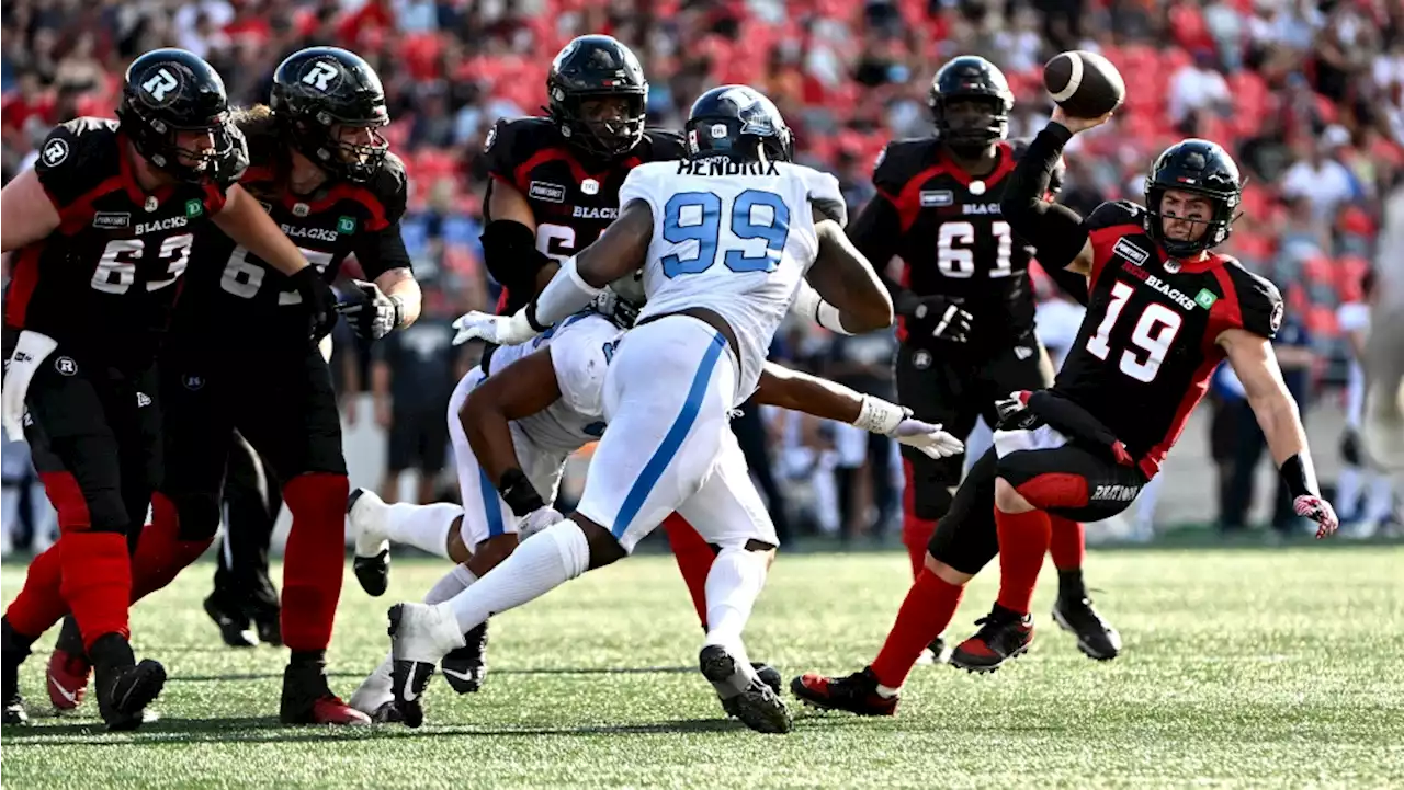 Redblacks fall to Argonauts at home