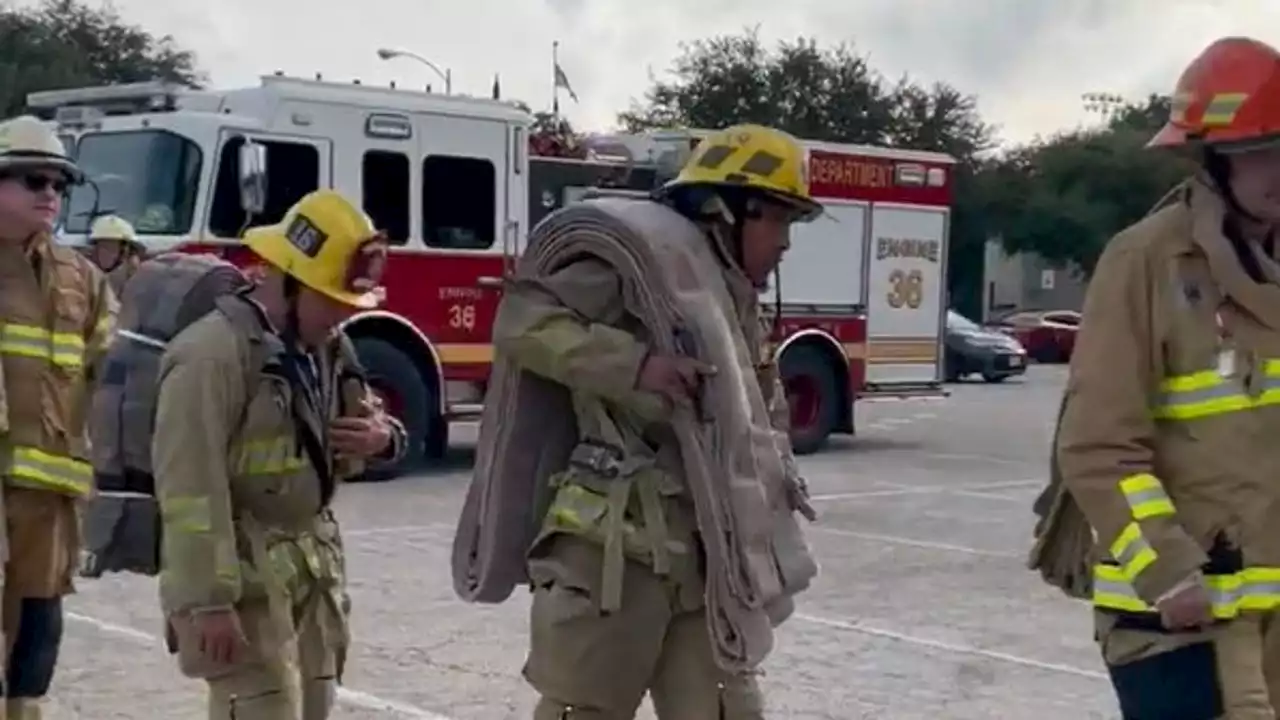 Austin firefighters climb stairs in honor of September 11 fire responders