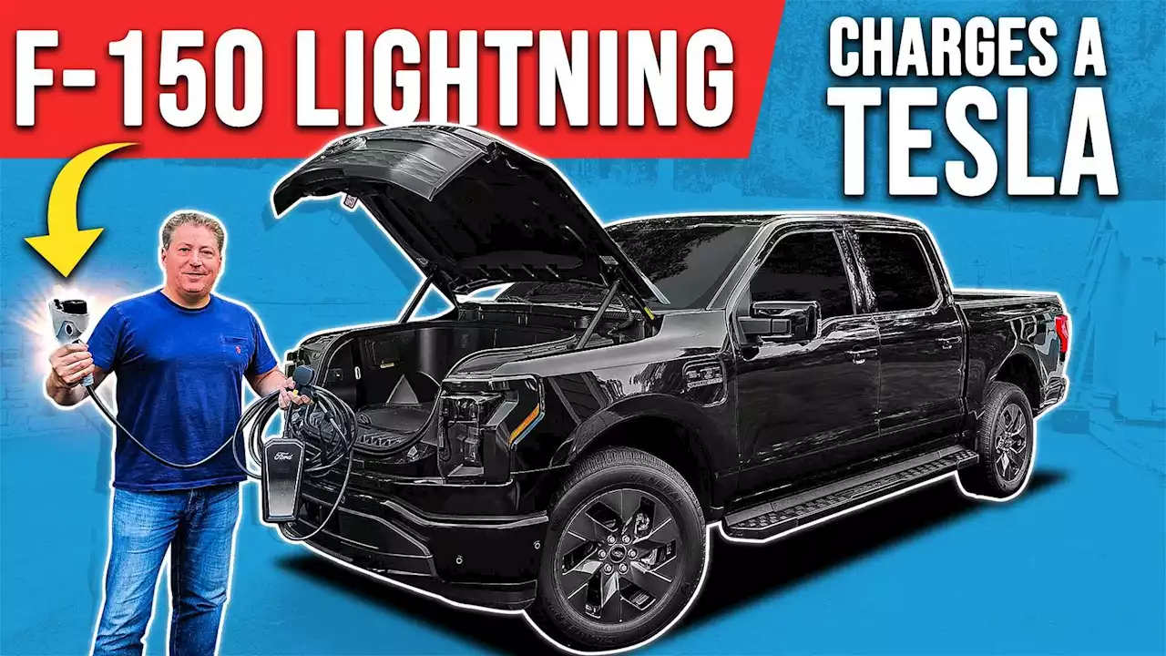 How To Charge Tesla EVs From A Ford F-150 Lightning