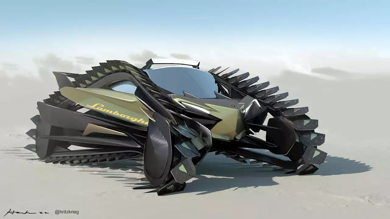 This new Lamborghini concept can tackle sands, soil, and even rocks