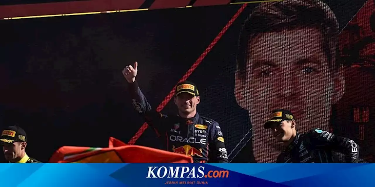 Klasemen F1, Max Verstappen Bisa Kunci Gelar Juara di GP Singapura