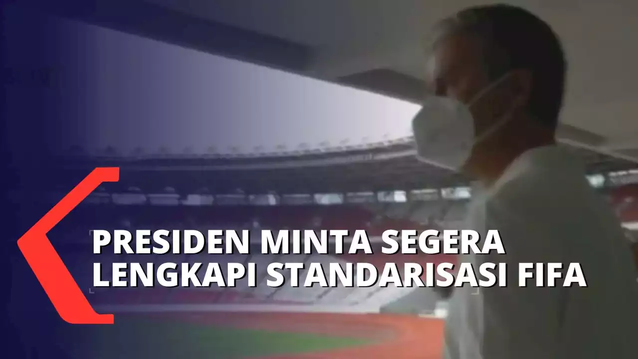 Indonesia Jadi Tuan Rumah Piala Dunia U-20, Jokowi Minta Menpora Benahi Stadion Sesuai Standar FIFA