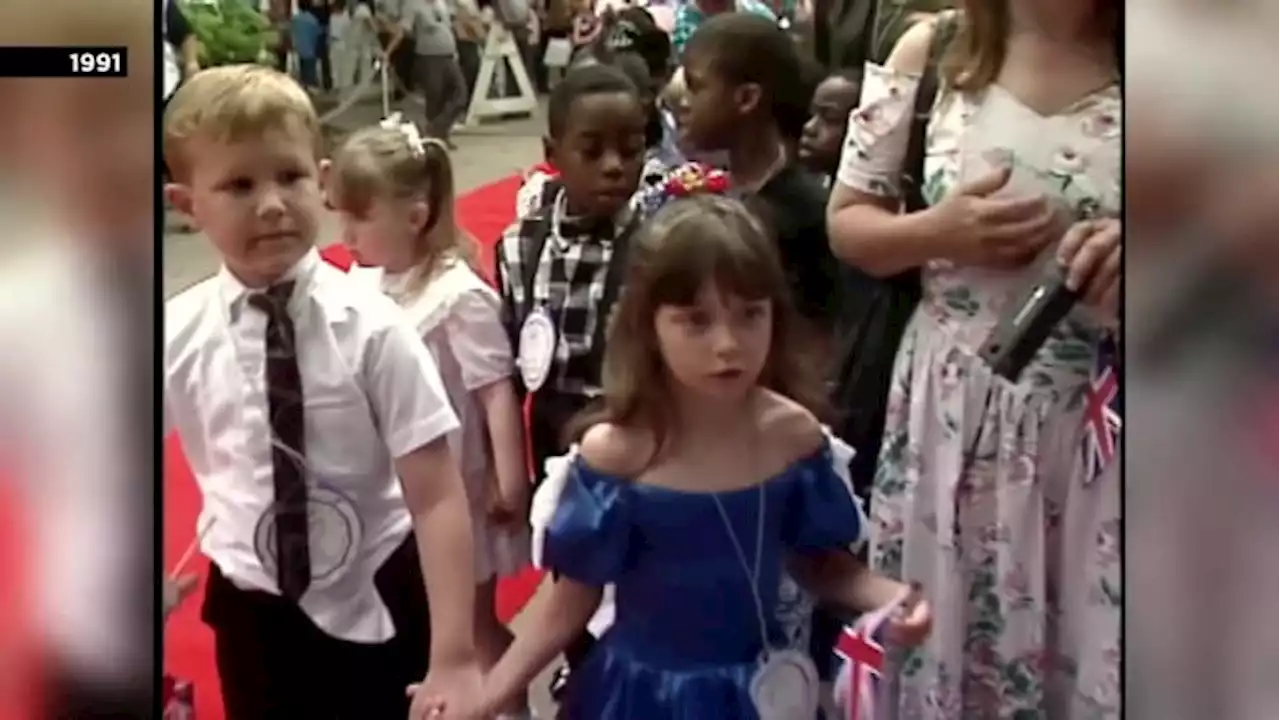 Do you recognize these Houston-area little ones, teachers who saw Queen Elizabeth II in 1991?