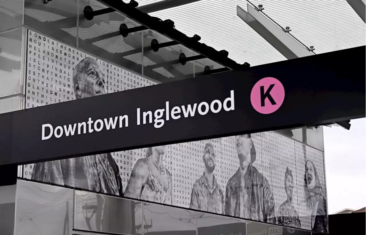 Photos: Downtown Inglewood Station – Metro’s sixth K-Line train hub – is dedicated