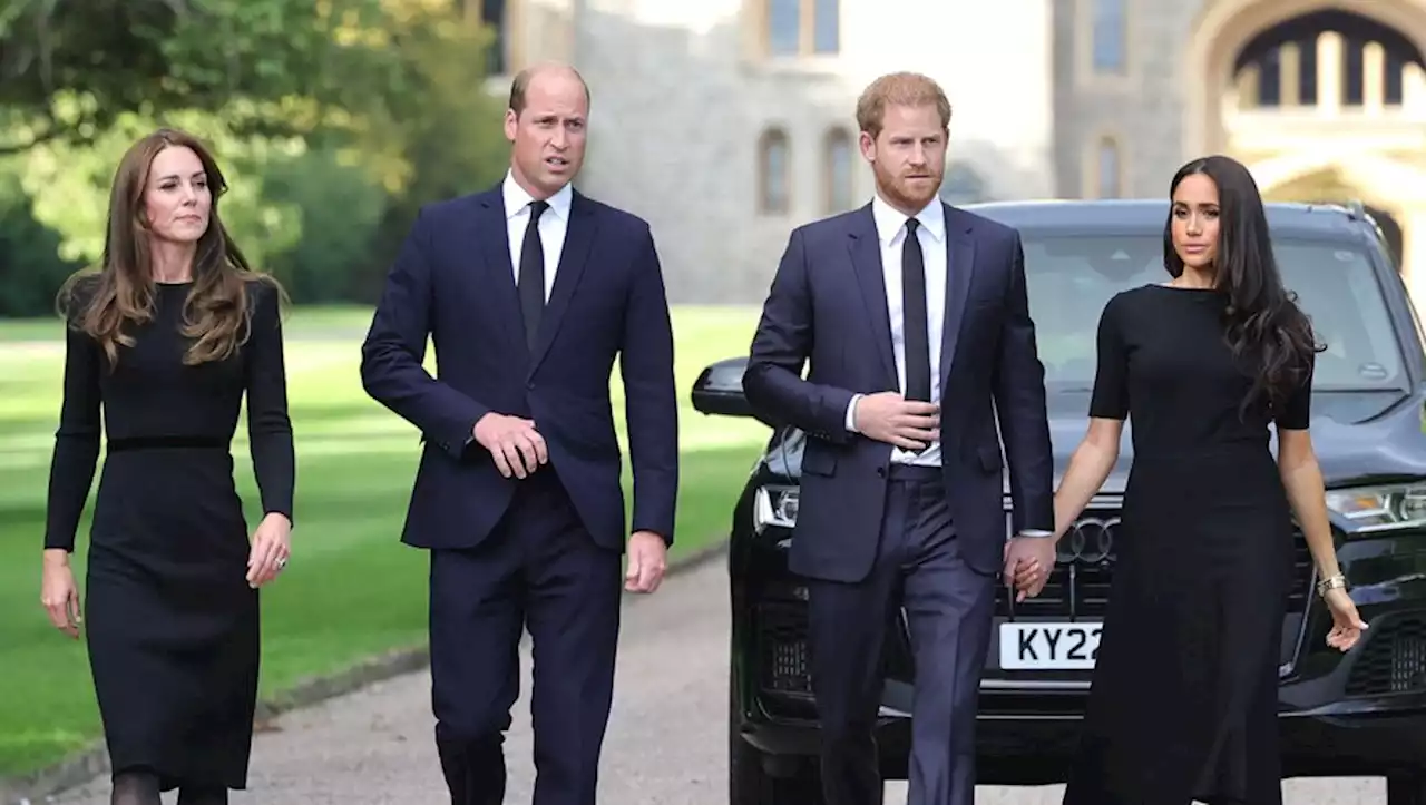 Mort d'Elizabeth II : les princes William et Harry, Kate et Meghan ensemble pour un bain de foule à Windsor