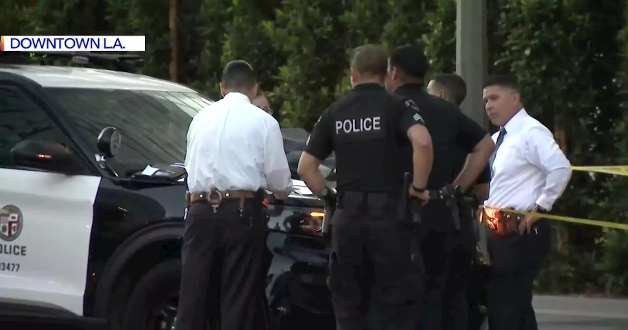 Suspects reportedly flee in Rolls-Royce after man is fatally shot near downtown L.A. hotel