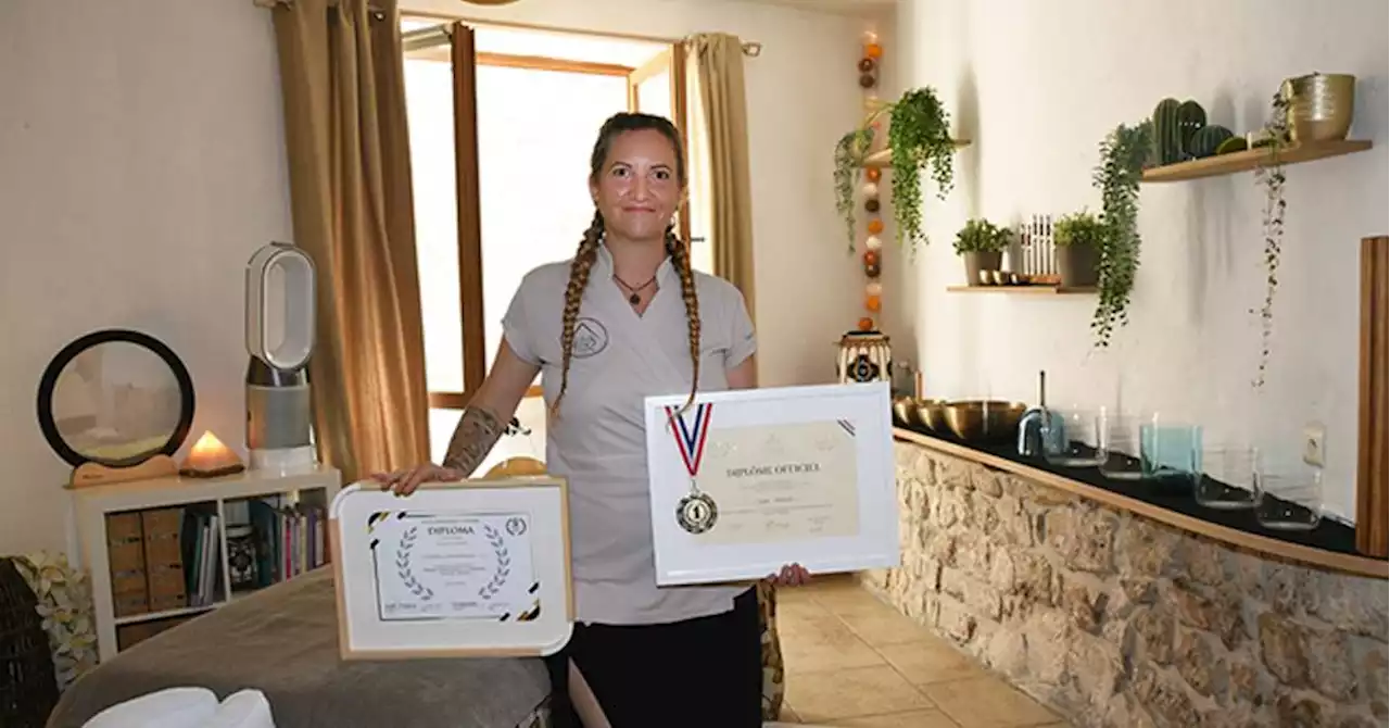 Ventabren : Carole Condamine, femme couronnée d'or grâce à sa science du massage