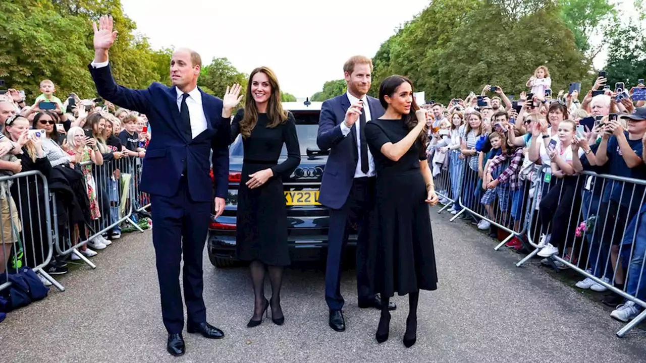 Penampilan Perdana Pangeran William - Kate Middleton dan Pangeran Harry - Meghan Markle Jelang Pemakaman Ratu Elizabeth II