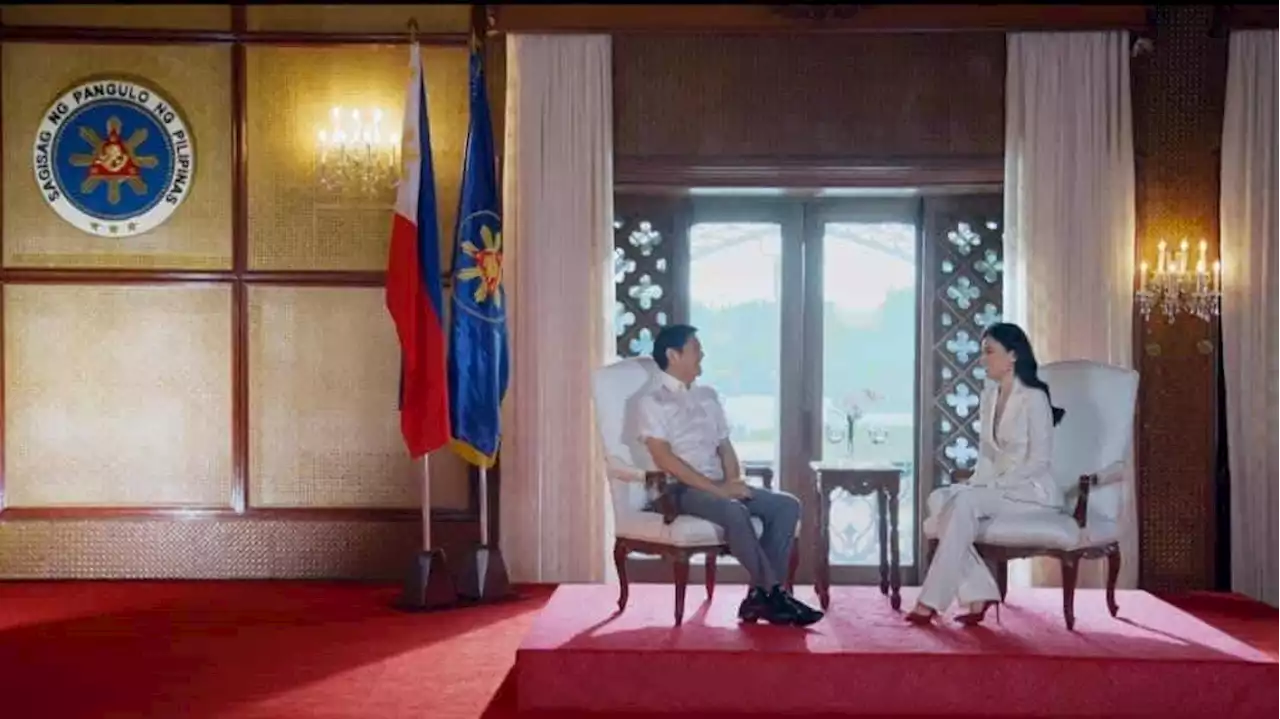 Marcos grants his first presidential one-on-one interview to Toni Gonzaga