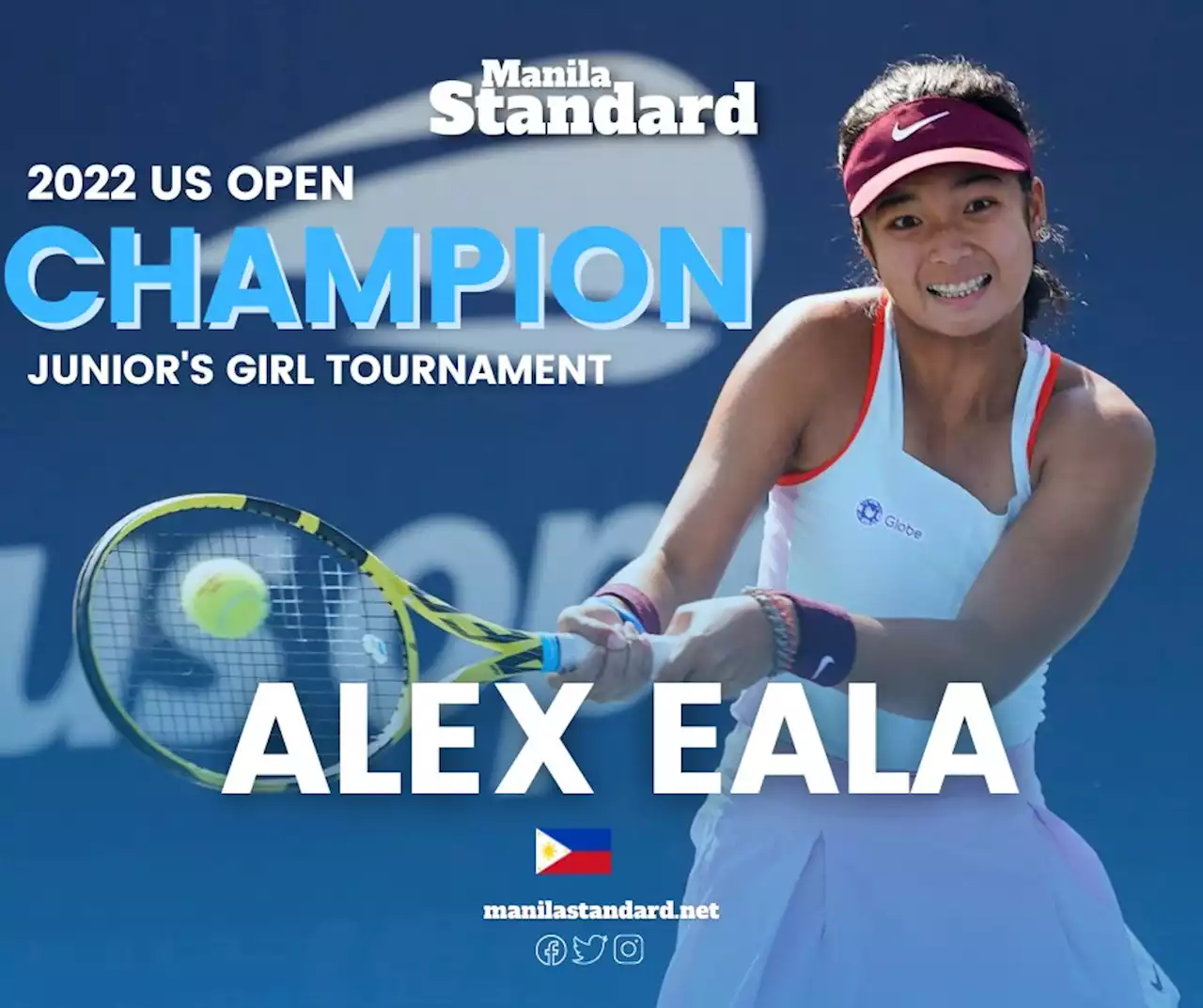 Eala channels ‘idol’ Nadal to become Philippines’ first Slam winner