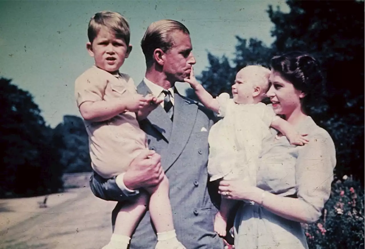 A look back at Queen Elizabeth and Prince Philip with their family