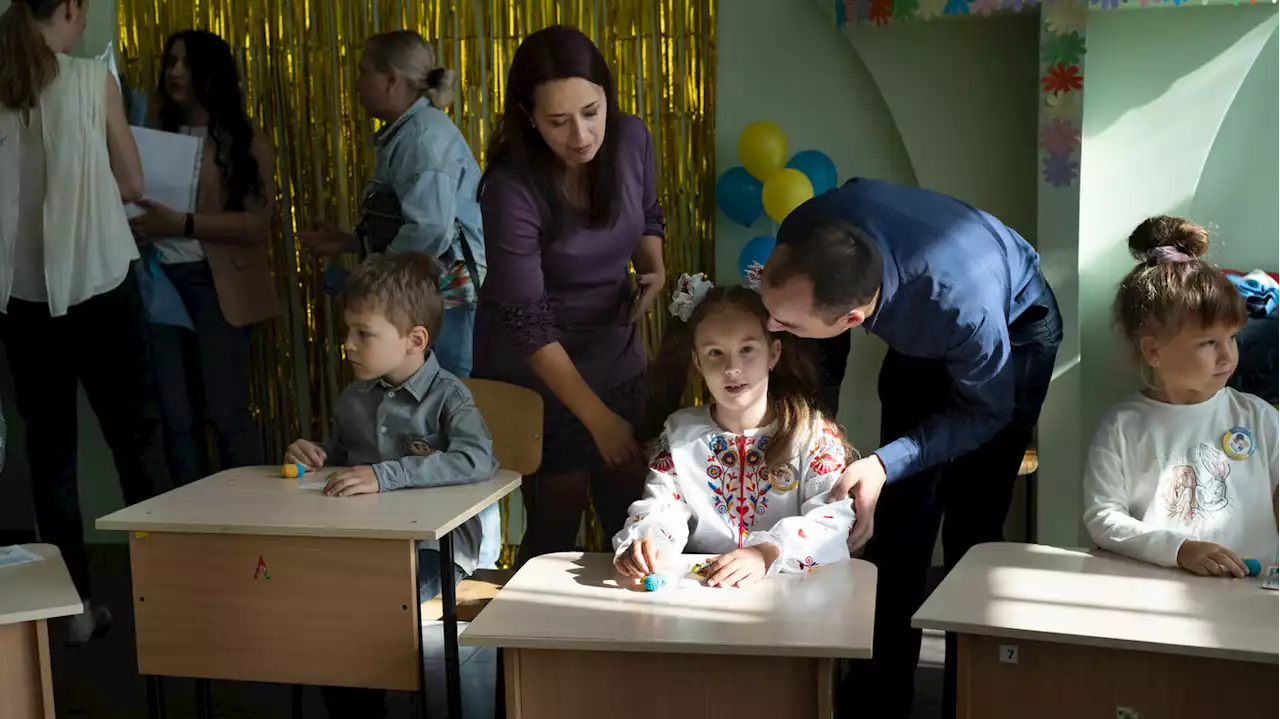 Traumatized and displaced but determined, kids in Ukraine head back to school