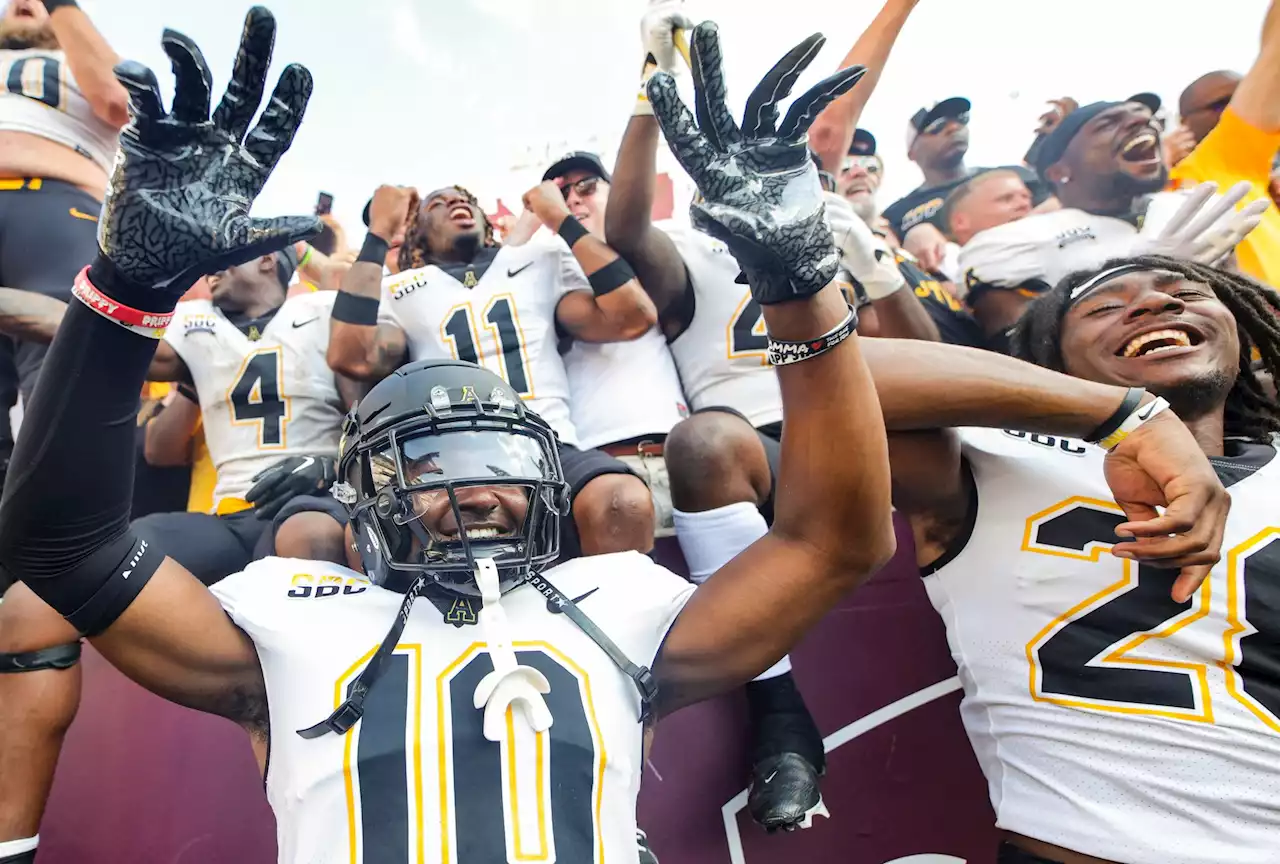 Appalachian State forced to stay in Texas after upset win over Aggies