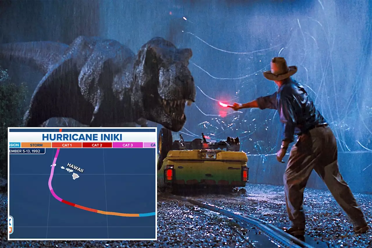 How ‘Jurassic Park’ was impacted by Hurricane Iniki 30 years ago in Hawaii