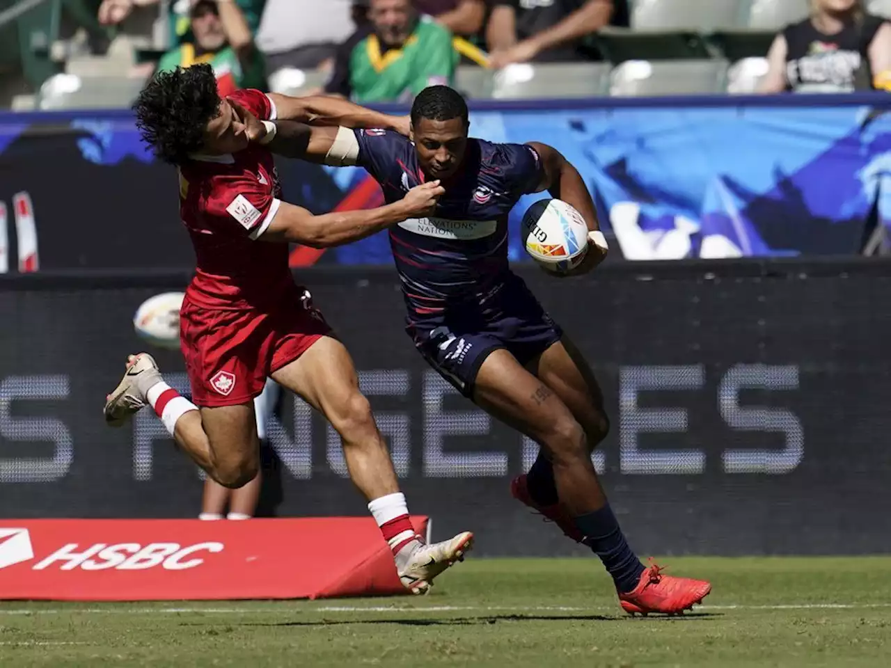 Canadian men start hot then hang on to beat Wales at Rugby World Cup Sevens