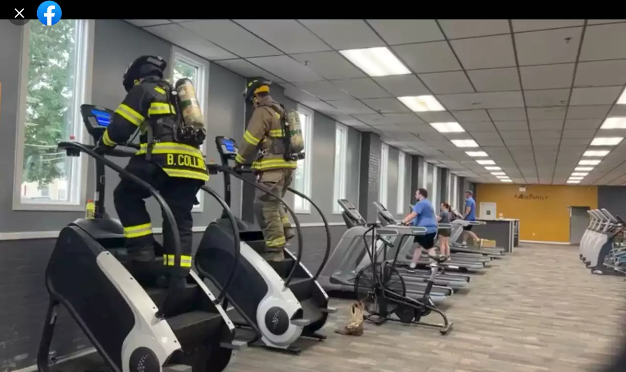 Firefighters honor 9/11 with stair climb at Mechanicsburg gym