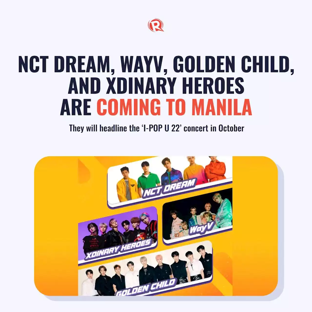 NCT DREAM, WayV, Golden Child, and Xdinary Heroes are coming to Manila