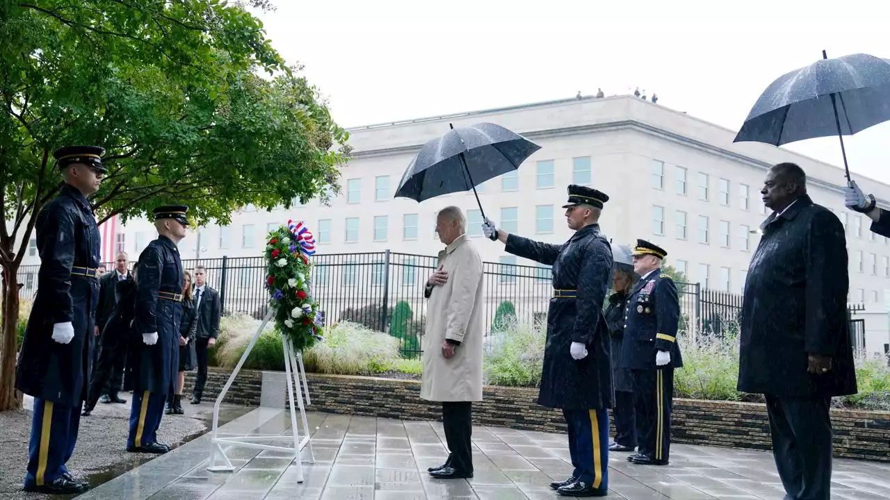 Biden honors Sept. 11 victims as shadow of Afghan war looms