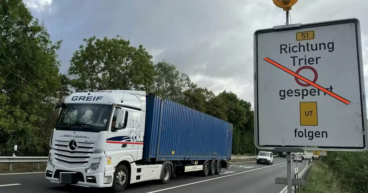 Verkehr: B 51 zwischen Trier und Konz ab Mittwochmorgen schon im Berufsverkehr gesperrt