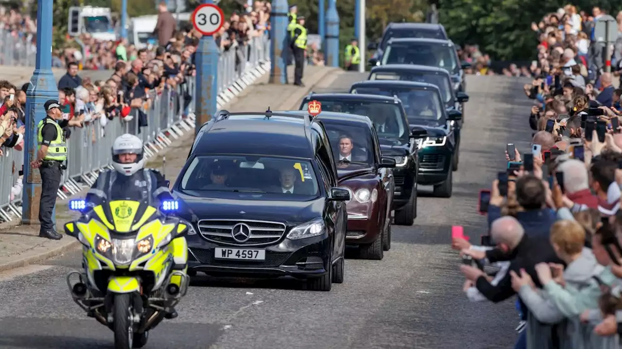 Queen Elizabeth II's coffin transported through Scotland: 'An extraordinary woman'