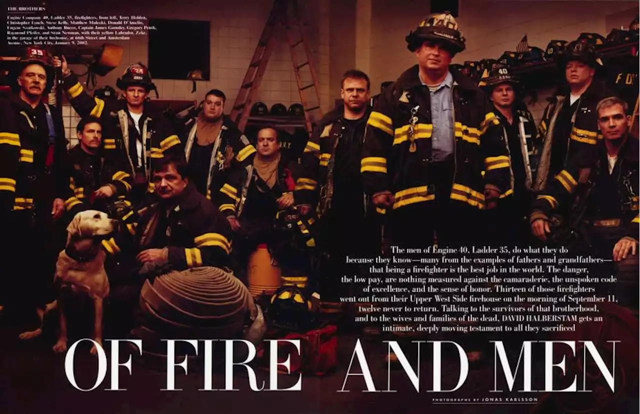 OF FIRE AND MEN | Vanity Fair | March 2002