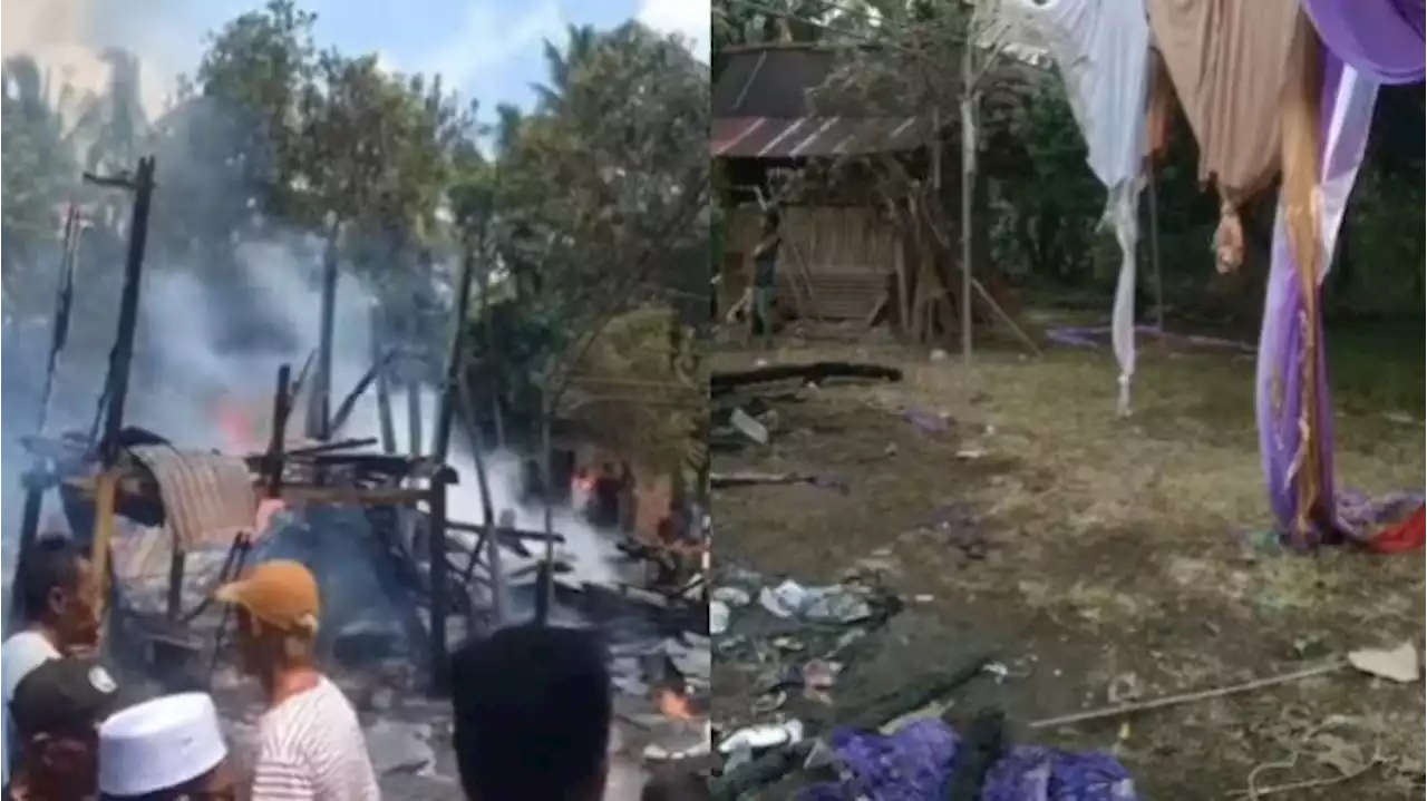 Viral Rumah Pengantin Ludes Terbakar Jelang Resepsi Pernikahan