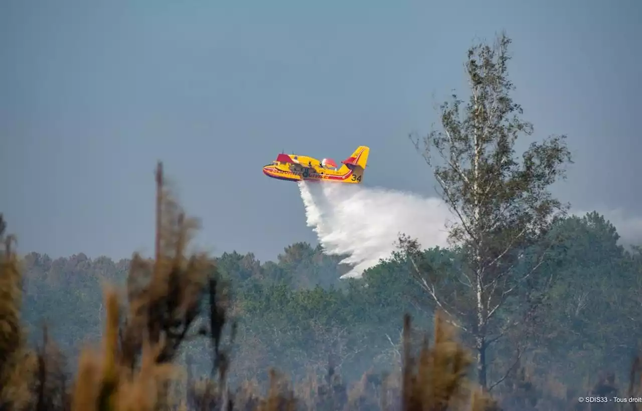 160 hectares de forêt détruits dans un nouvel incendie en Gironde