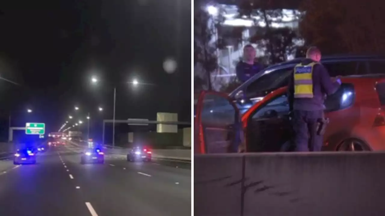Police deploy spikes twice during dramatic three-hour pursuit across Melbourne's north