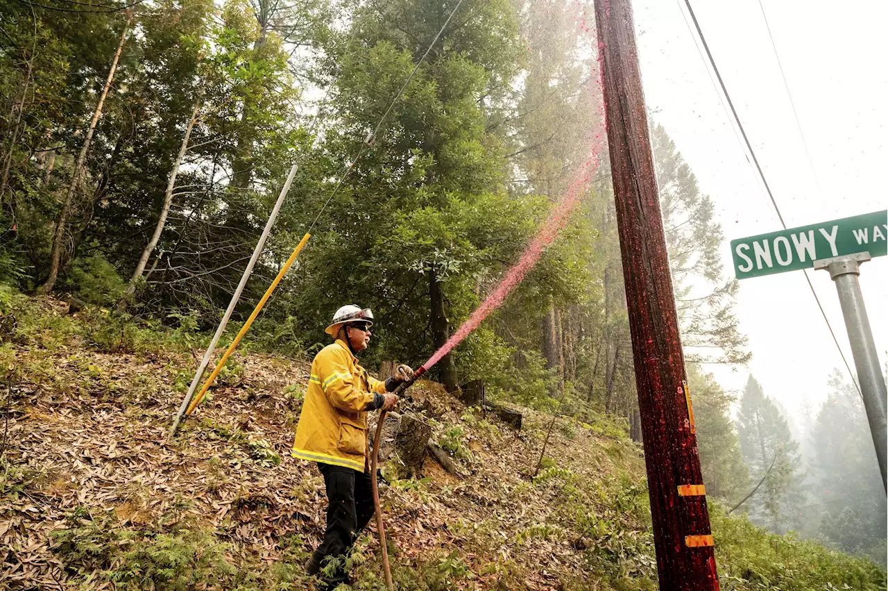 California weather helps firefighters but unleashes floods