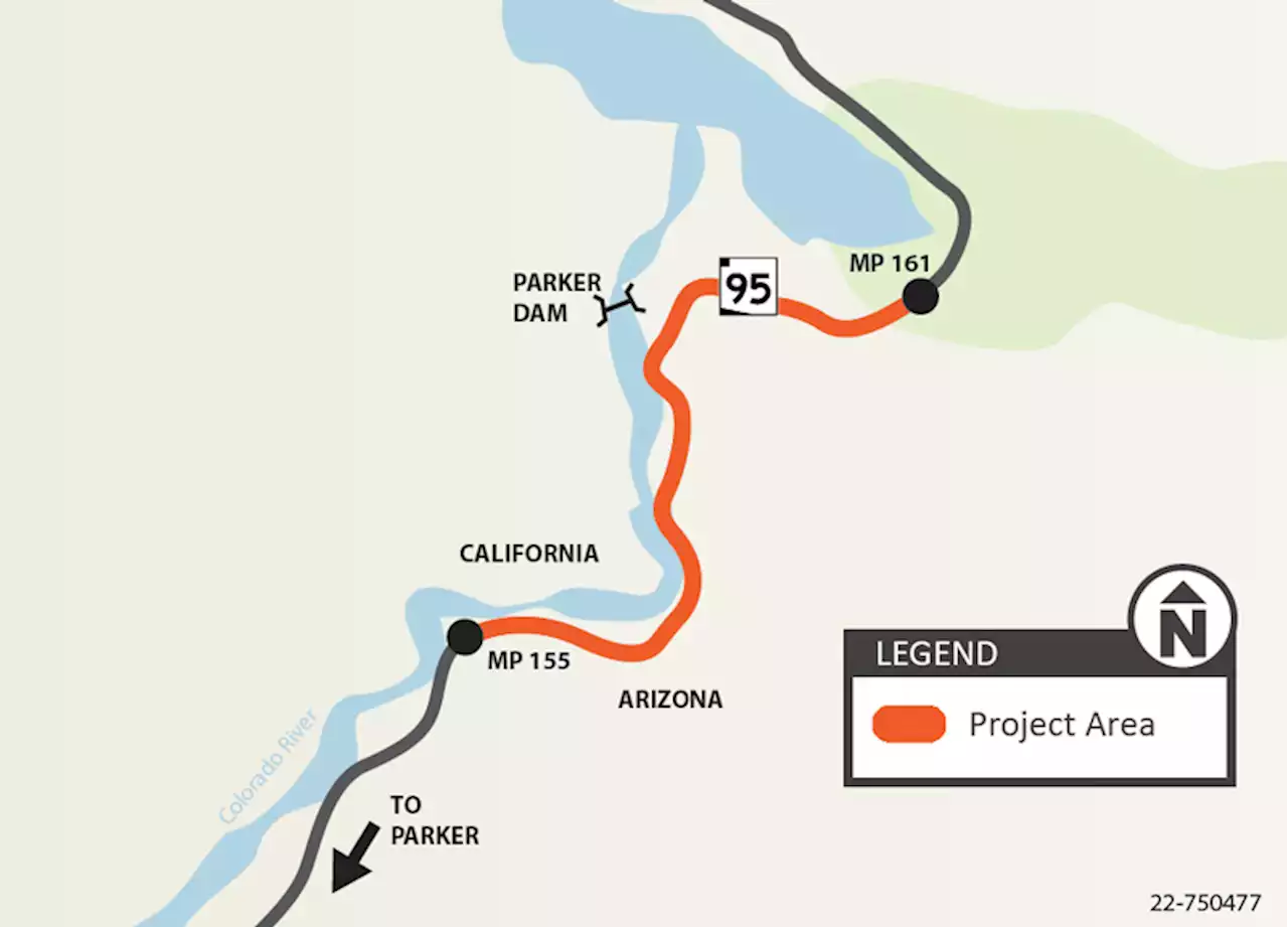 Plan for overnight lane restrictions on SR 95 near Parker beginning Sept. 18