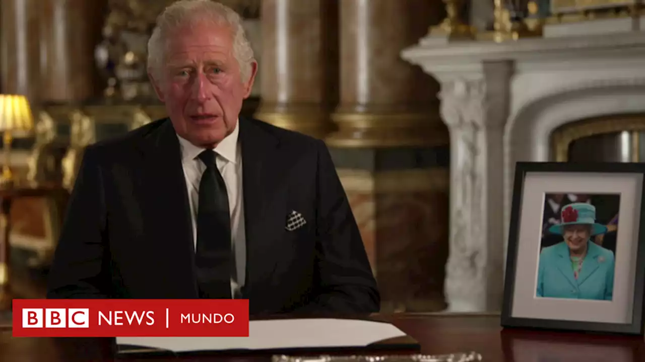 El texto íntegro del primer discurso de Carlos III como rey - BBC News Mundo