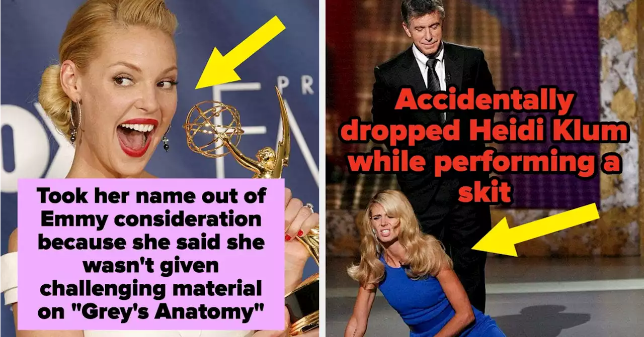 13 Emmys Scandals And Shocking Moments