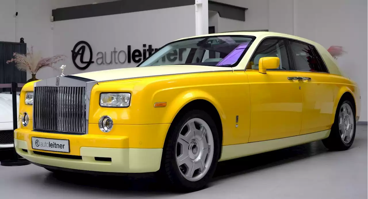 Bespoke Two-Tone Yellow Rolls-Royce Phantom Looks Like The World's Most Luxurious Banana | Carscoops