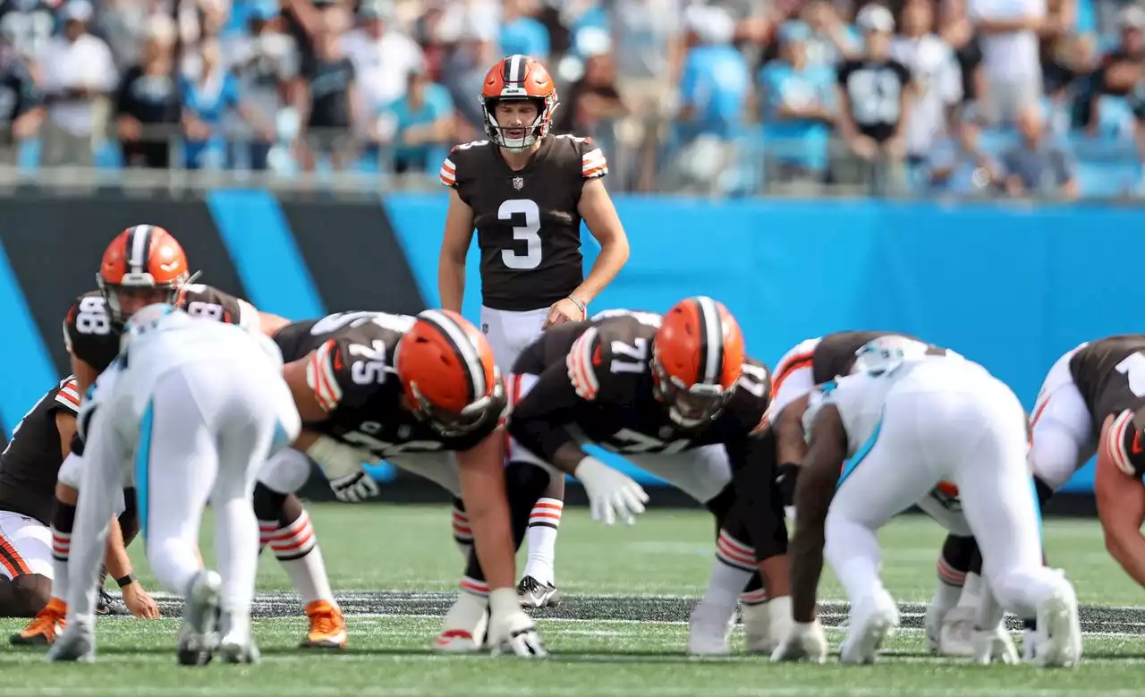 Browns kicker Cade York delivers on promise of just needing the 40-yard line: ‘Expletives hanging to the ground’