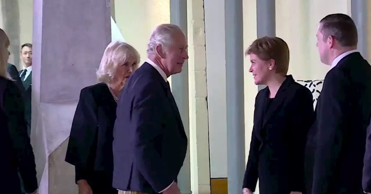 Charles III quotes Burns as he makes historic first visit to Holyrood as king