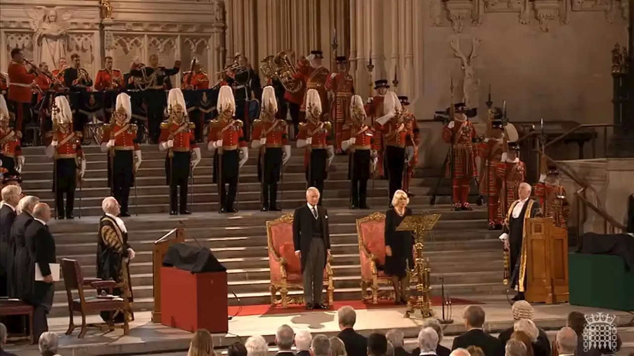 King Charles III: King Charles addresses parliament, heads to Scotland for queen’s vigil