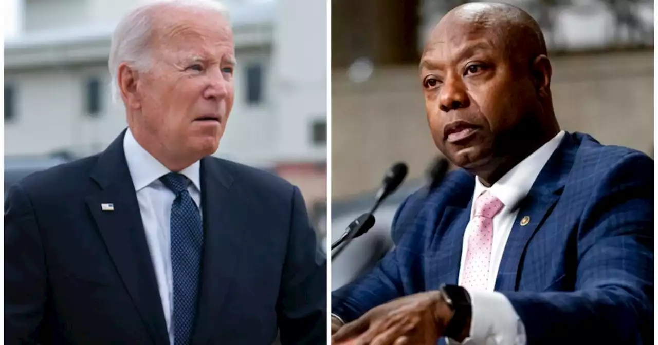 Tim Scott slams Biden's 'polarizing' MAGA speech, says he failed to unified country