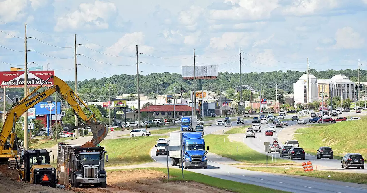 Ross Clark turn lane construction impacts access to businesses